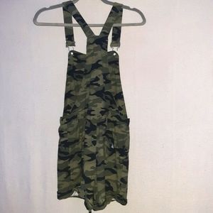 NOBO Green Cameo Shorts Overall